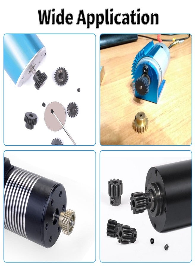 FOCMKEAS 48P Pinion Motor Gear 15T 1/8 inch(3.175mm) Shaft Hole, 1045 Hardened Carbon Steel Pitch Gears RC Upgrade Part fit for RC Brushless Brush Motor of 1/10 Model Car Climbing Car - Image 5